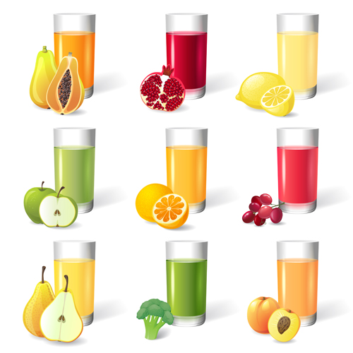 Delicious juice drink design vectors 02 juice drink Delicious   