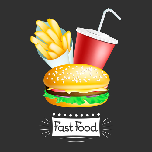 Fast food design vector graphics 04 graphics food fast design   