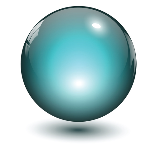 Shiny 3D Glass Sphere vector background 04 shiny Glass Sphere glass   