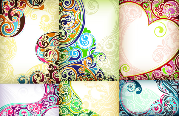 Decorative pattern background 93348 pattern European-style background   