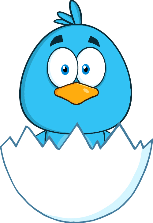 Funny blue bird cartoon vector set 08 funny cartoon blue bird   