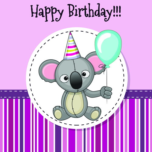 Happy birthday baby greeting cards vector 06 happy birthday greeting design cards birthday   