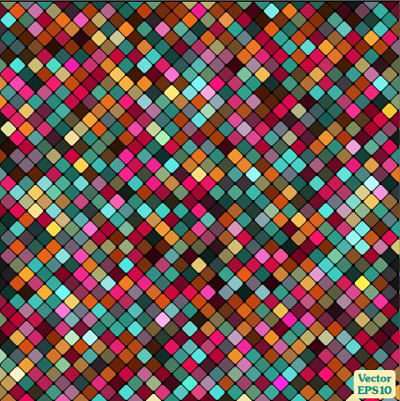 Multicolor mosaic shiny pattern vector material 01 vector material pattern vector multicolor mosaic   