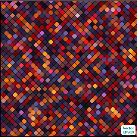 Multicolor mosaic shiny pattern vector material 02 shiny pattern vector multicolor mosaic   