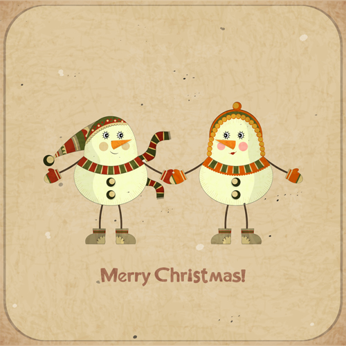 Set of Vintage Merry Christmas cards vector graphics 03 vintage christmas cards card   