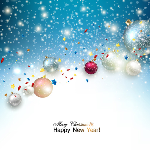 2015 Christmas and New Year baubles background vector 01 new year christmas baubles background vector 2015   