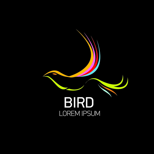 Abstract birds logos creative design vector 01 logo creative birds abstract   