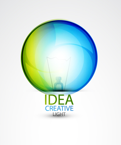 Idea creative light design elements vector 04 light Idea elements element creative   