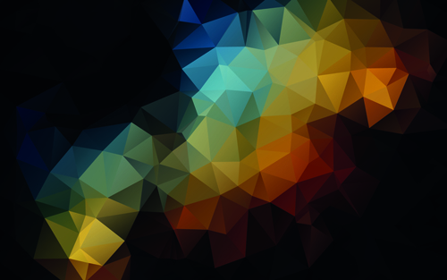 Mystic polygonal abstract background set 04 polygonal background abstract background abstract   