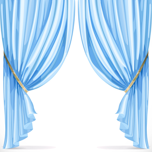 Ornate curtains design vector set 05 ornate curtains   