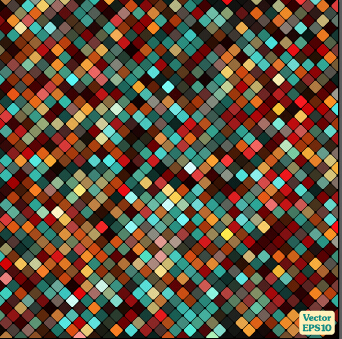 Multicolor mosaic shiny pattern vector material 05 shiny pattern vector pattern multicolor mosaic   