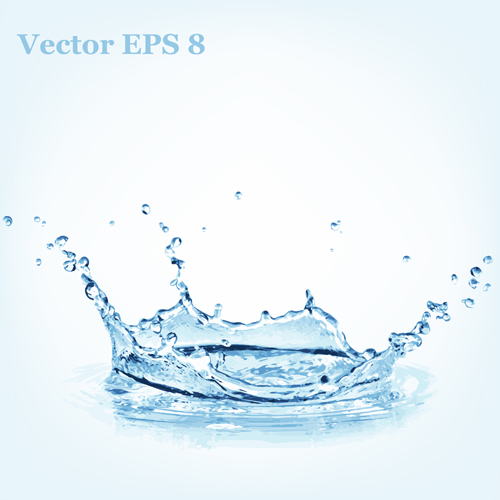 Splash blue water vector background 13 water splash blue background   