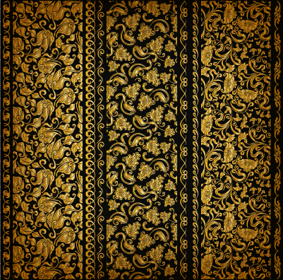 Luxury gold borders vector material set 02 luxury gold borders border   