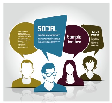 Social network business people vector 01 social network business people business   