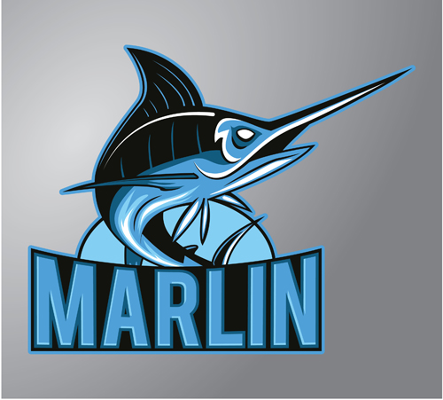 Marlin logo design vector Marlin logo   