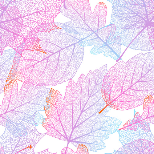 Beautiful autumn leaves vector seamless pattern 02 seamless pattern leaves leave beautiful autumn leaves autumn   