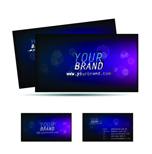 Different Business cards design vector graphics 04 different cards business card business   