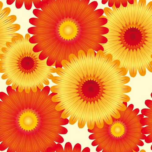 Different cartoon flower mix design vector 04 flowers flower different cartoon   