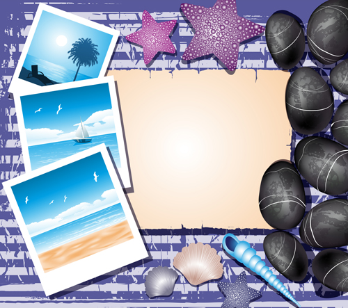 Creative travel photos background vector 01 travel creative background vector background   