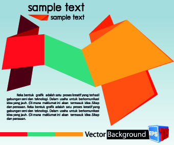 Colored Origami vector backgrounds 02 Vector Background origami colored backgrounds background   