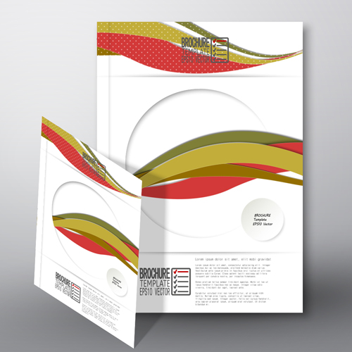 Cover brochure flyer business templates vectors 08 templates flyer cover business brochure   