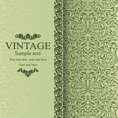 Floral Vintage backgrounds vector 01 vintage floral backgrounds background   