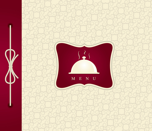 Elegant menu cover design vector menu elegant cover   