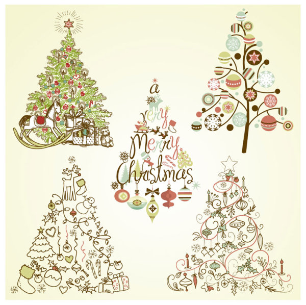 Vector set of Christmas style pattern Illustration 03 style pattern illustration christmas   