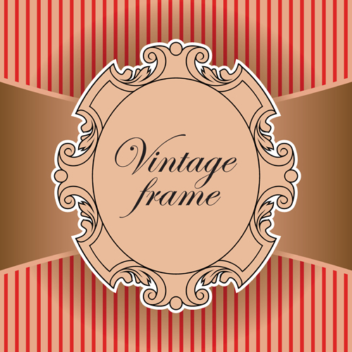 Elements of Vintage frames vector set 05 vintage frames frame elements element   