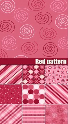 Red pattern cute vector pink pattern graphics background   