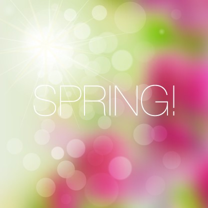 Shiny spring elements vector background set 07 Vector Background shiny elements element   