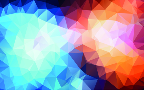 Mystic polygonal abstract background set 08 polygonal mystic abstract   