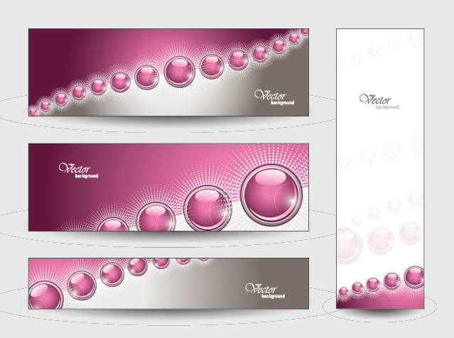 Elegant web banner design vector 04 elegant banner   