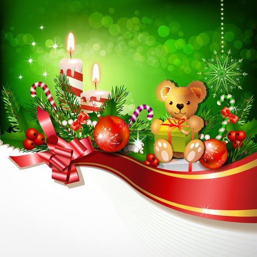 Exquisite Christmas accessories design vector set 02 exquisite christmas accessories   