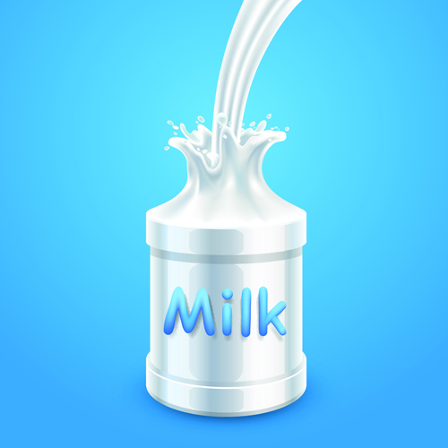 Quality milk advertising poster splashes style vector 02 splashes quality poster advertising   