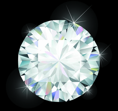 Shiny diamond vector design 01 shiny diamond   