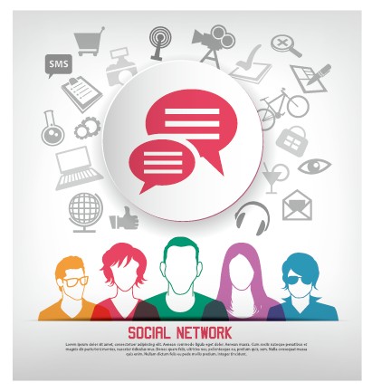 Social network business people vector 04 social people network business people business   
