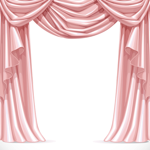 Ornate curtains design vector set 03 ornate curtains   