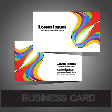 Business cards abstract design vector set 02 business cards business card business   