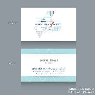 Template company business cards set vector 09 template company business cards   