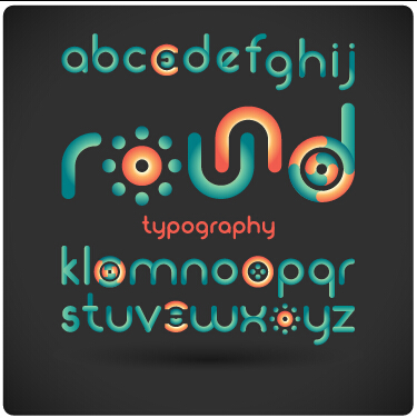 Funny alphabet font vector design funny alphabet   