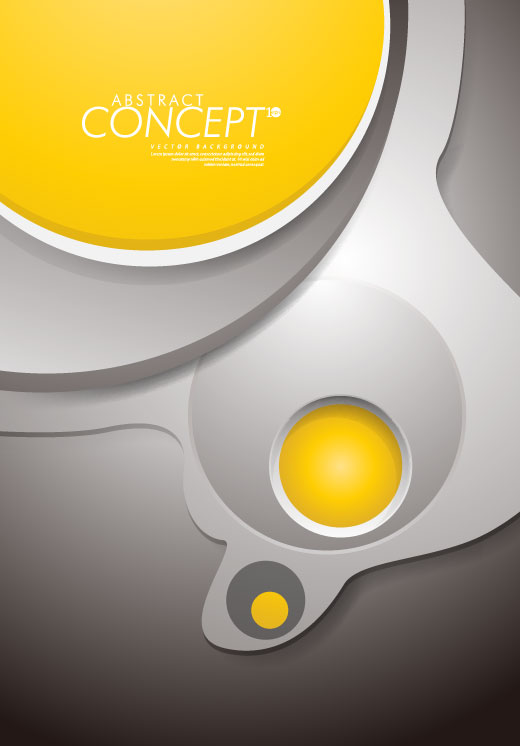 Abstract concept brochure cover background vector 05 cover concept brochure abstract   