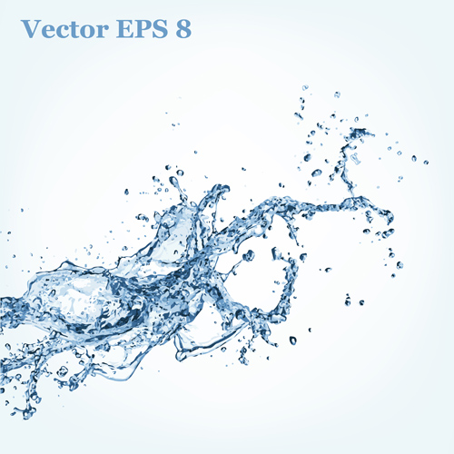 Splash blue water vector background 12 water splash blue background   