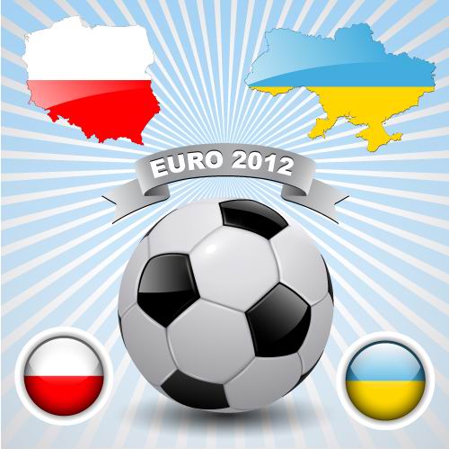 euro cup 2012 Soccer background vector 05 Soccer euro cup 2012 euro cup   