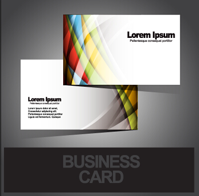 Business cards abstract design vector set 06 cards business card business abstract   