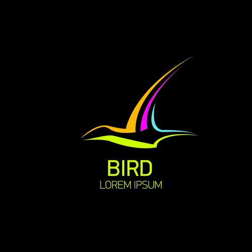 Abstract birds logos creative design vector 03 logo creative birds abstract   