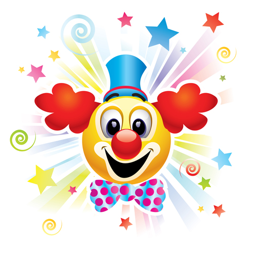 Circus clown poster background vector poster background poster clown Circus background vector   