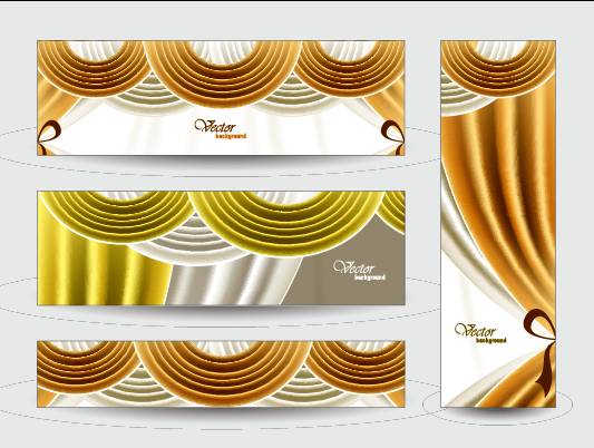 Elegant web banner design vector 05 elegant banner   