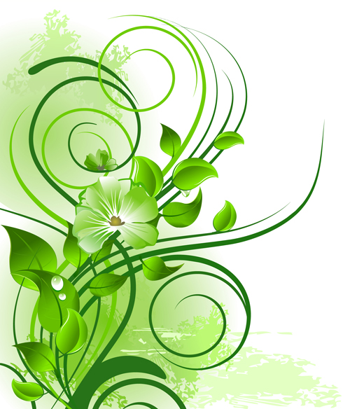 Elements of Fresh Green vector backgrounds 02 green fresh elements element   