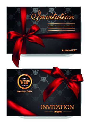 Luxury VIP invitation cards 02 vip card vip luxury invitation cards invitation   